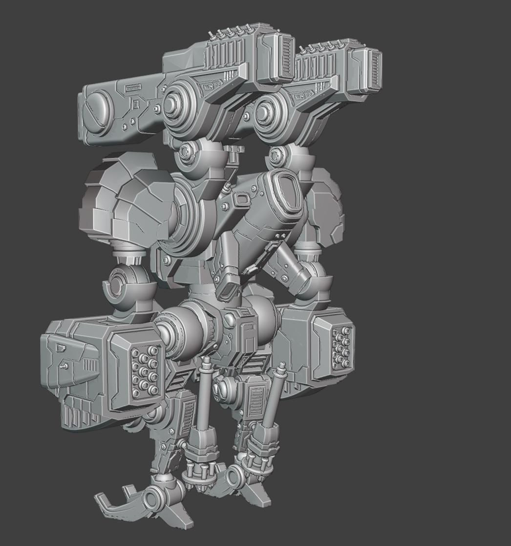 Thundercrash Droid | Hivemind minis | Tabletop game | Wargame | 3D Printed miniatures
