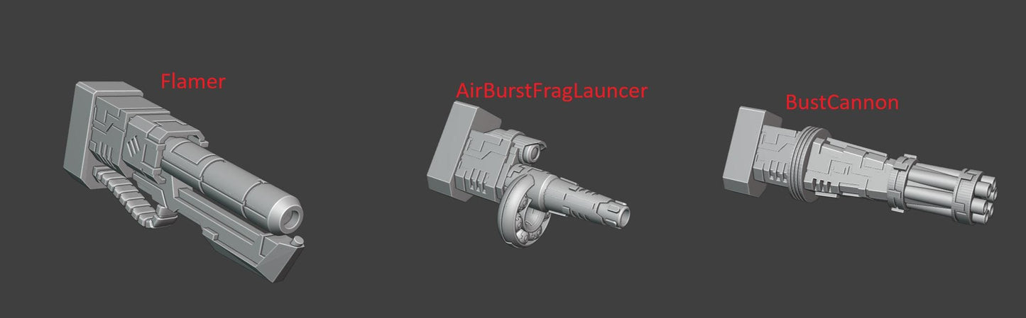 Thundercrash Droid | Hivemind minis | Tabletop game | Wargame | 3D Printed miniatures