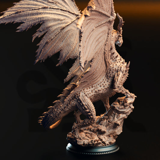 Ancient Black Dragon - Sovram the Betrayed | DM Stash | 3D printed | Tabletop Games | Dungeons and Dragons | Wargame