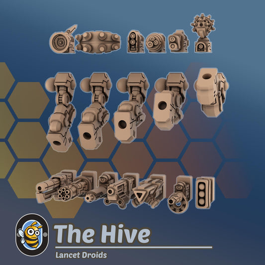 Lancet Droids | Hivemind minis | Tabletop game | Wargame | 3D Printed miniatures