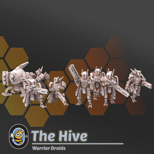 Burst Droids | Hivemind minis | Tabletop game | Wargame | 3D Printed miniatures