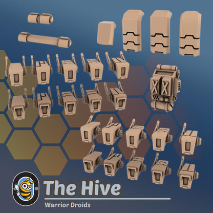 Burst Droids | Hivemind minis | Tabletop game | Wargame | 3D Printed miniatures