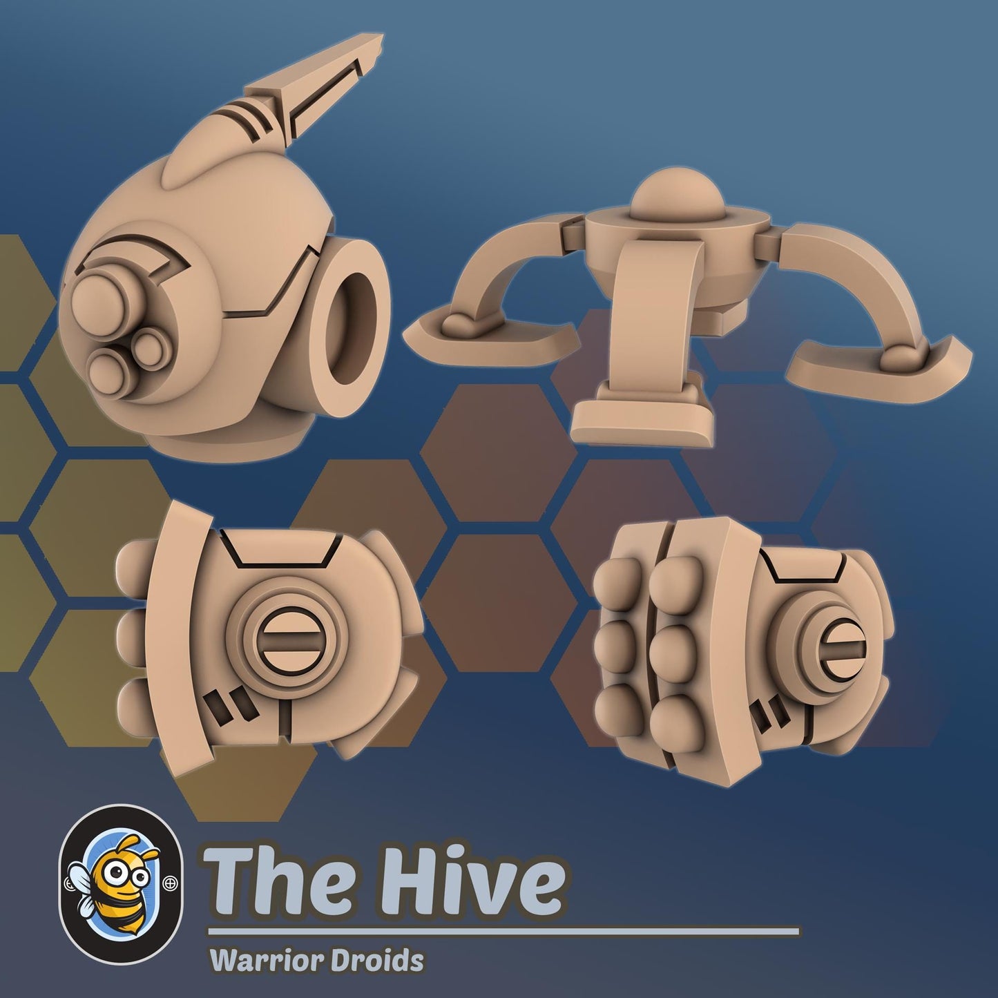 Burst Droids | Hivemind minis | Tabletop game | Wargame | 3D Printed miniatures