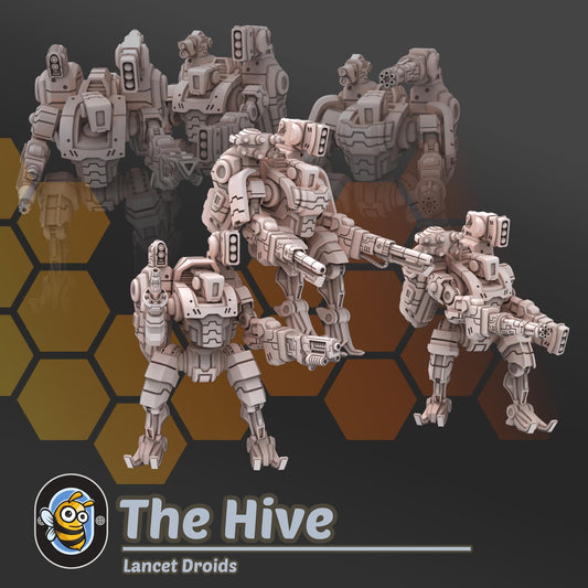 Lancet Droids | Hivemind minis | Tabletop game | Wargame | 3D Printed miniatures