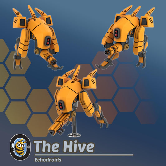Echodroids | Hivemind minis | Tabletop game | Wargame | 3D Printed miniatures
