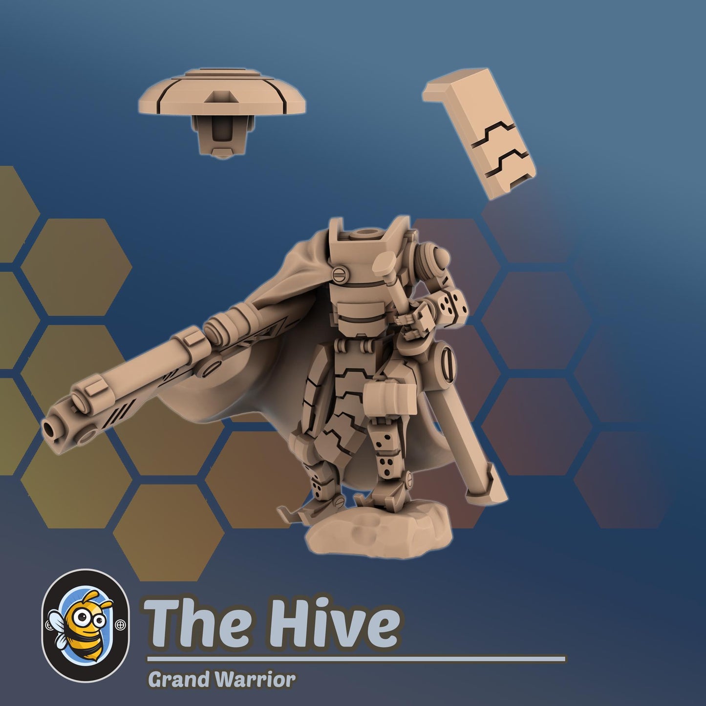 Droidkyn Alpha | Hivemind minis | Tabletop game | Wargame | 3D Printed miniatures