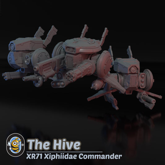 XR71 Xiphiidae Commander | Hivemind minis | Tabletop game | Wargame | 3D Printed miniatures