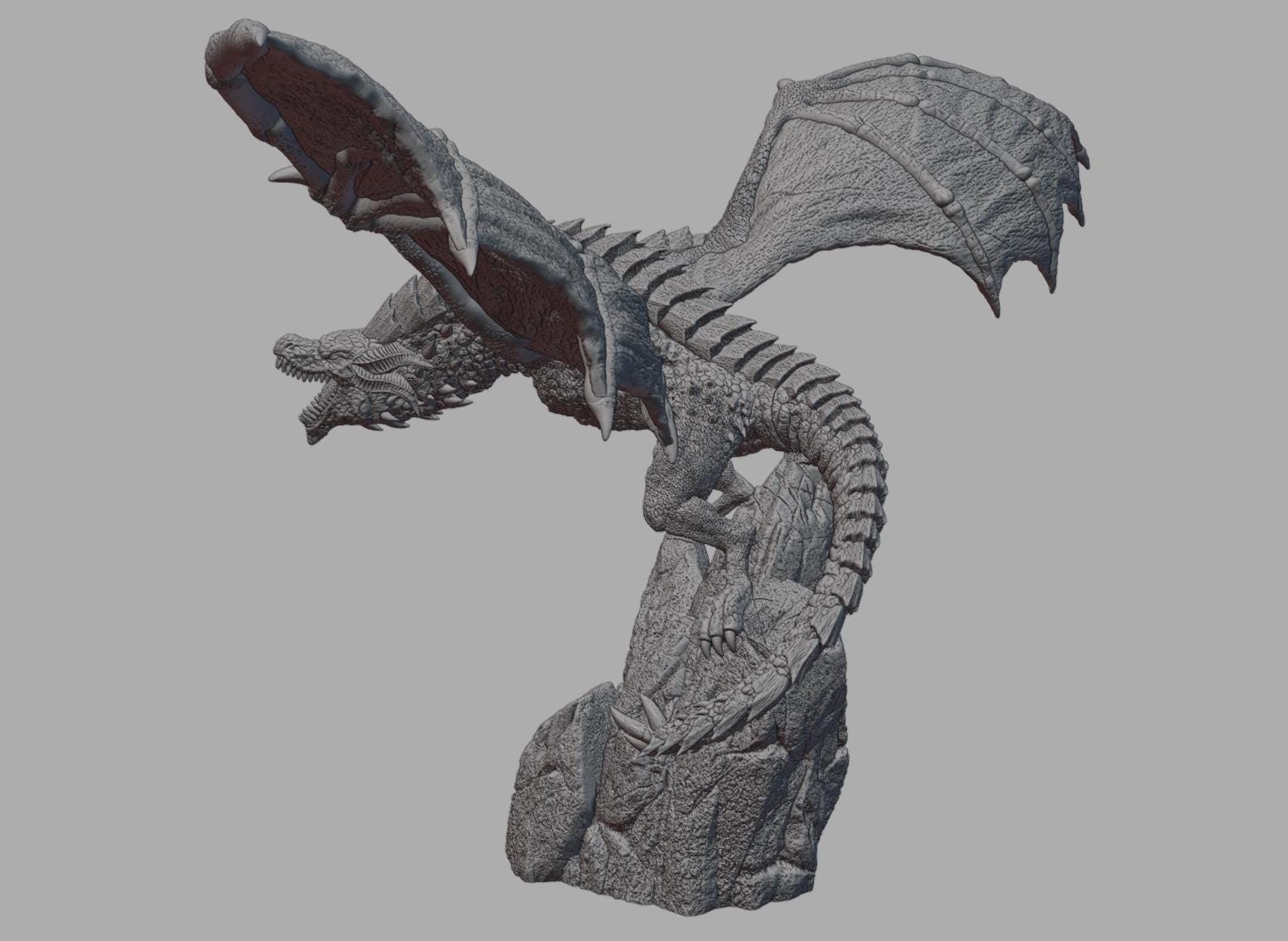 Great Dragon Tiamat | 3D printed miniature | Tabletop Games | Dungeons and Dragons | Wargaming | 32mm
