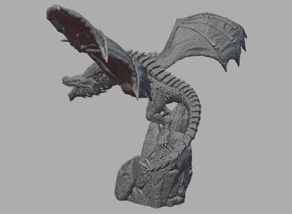 Great Dragon Tiamat | 3D printed miniature | Tabletop Games | Dungeons and Dragons | Wargaming | 32mm