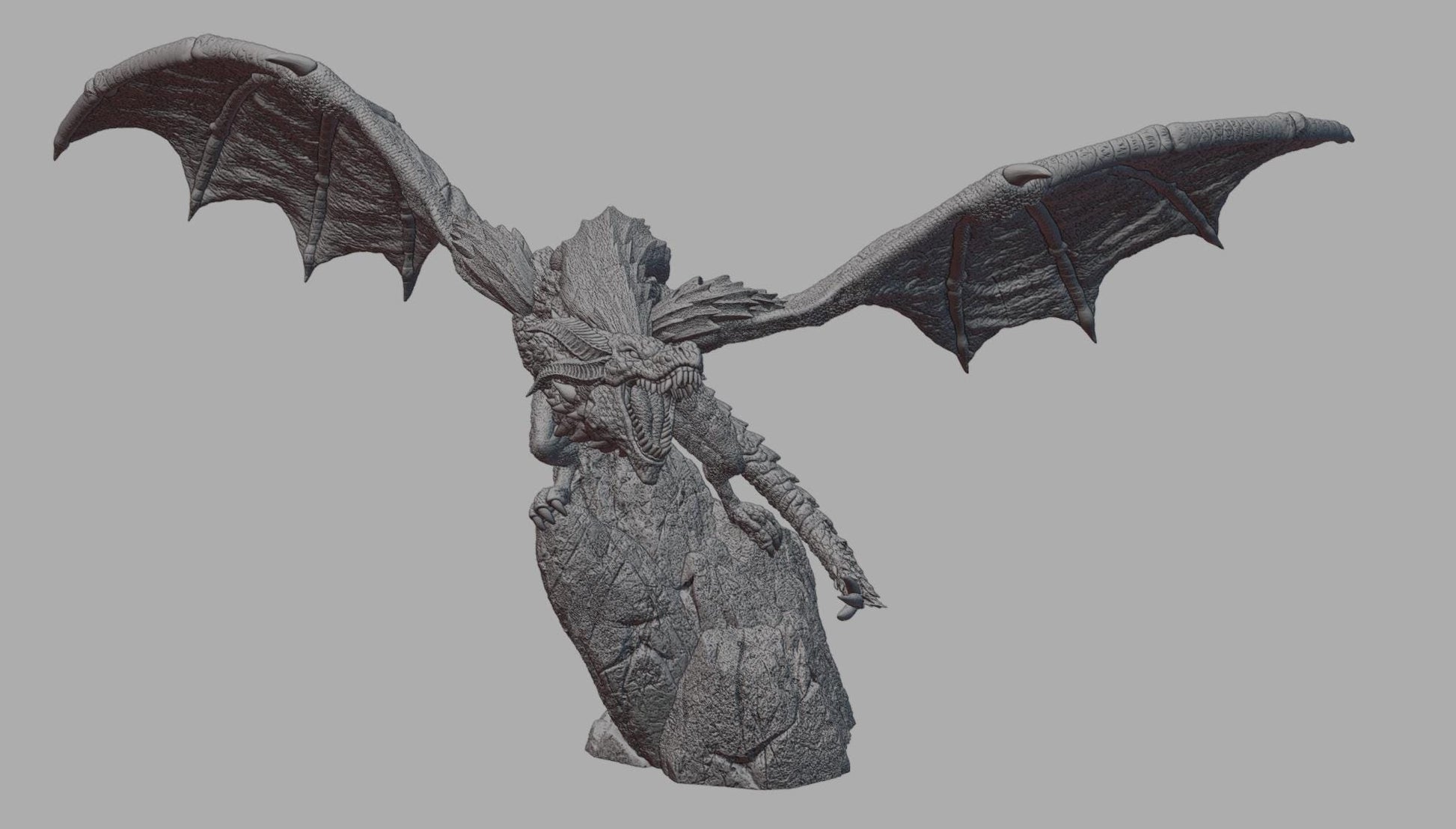 Great Dragon Tiamat | 3D printed miniature | Tabletop Games | Dungeons and Dragons | Wargaming | 32mm