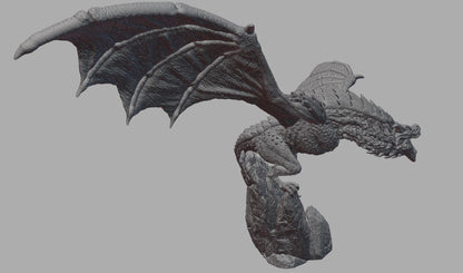 Great Dragon Tiamat | 3D printed miniature | Tabletop Games | Dungeons and Dragons | Wargaming | 32mm