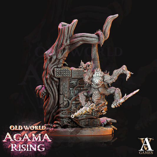 Archvillain Games : Agama Chameleons | 3D printed | Tabletop | Dungeons and Dragons | RPG | dnd | collectable