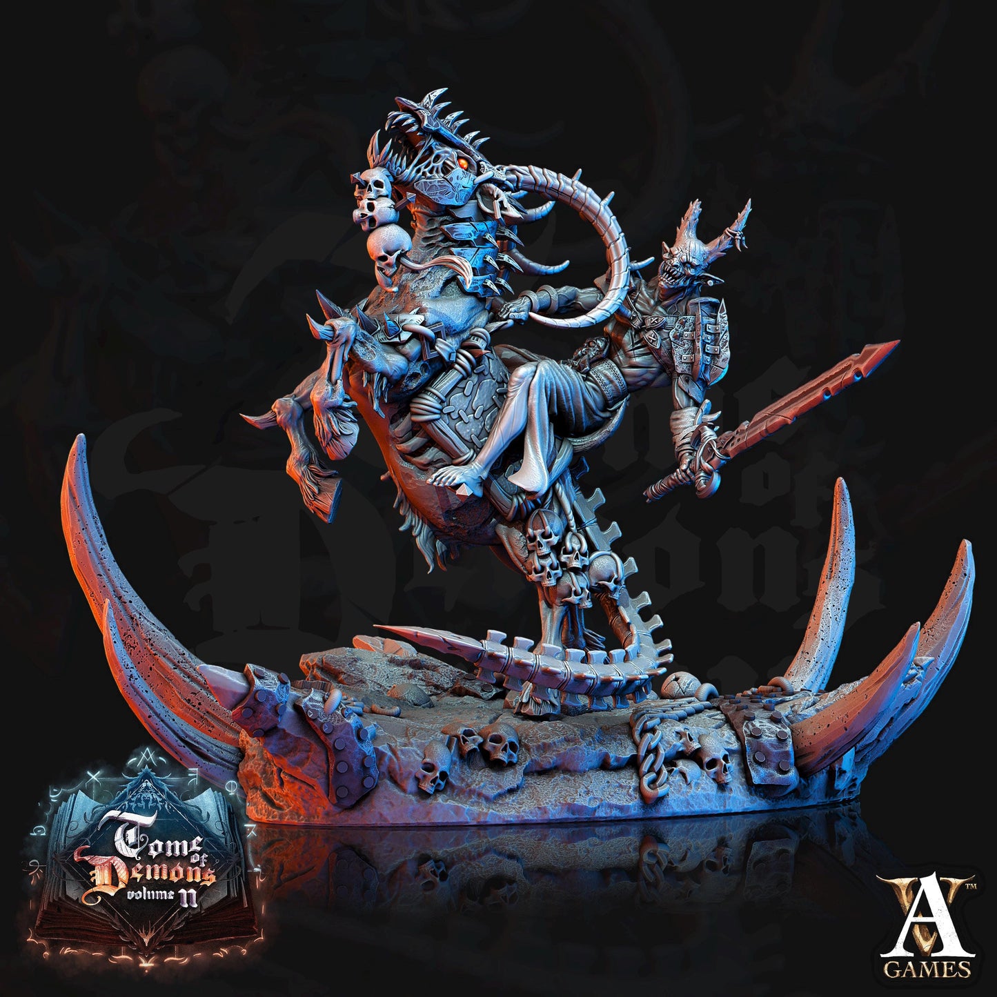 Archvillain Games : Bloodhorn Riders | 3D printed | Tabletop | Dungeons and Dragons | RPG | dnd | collectable