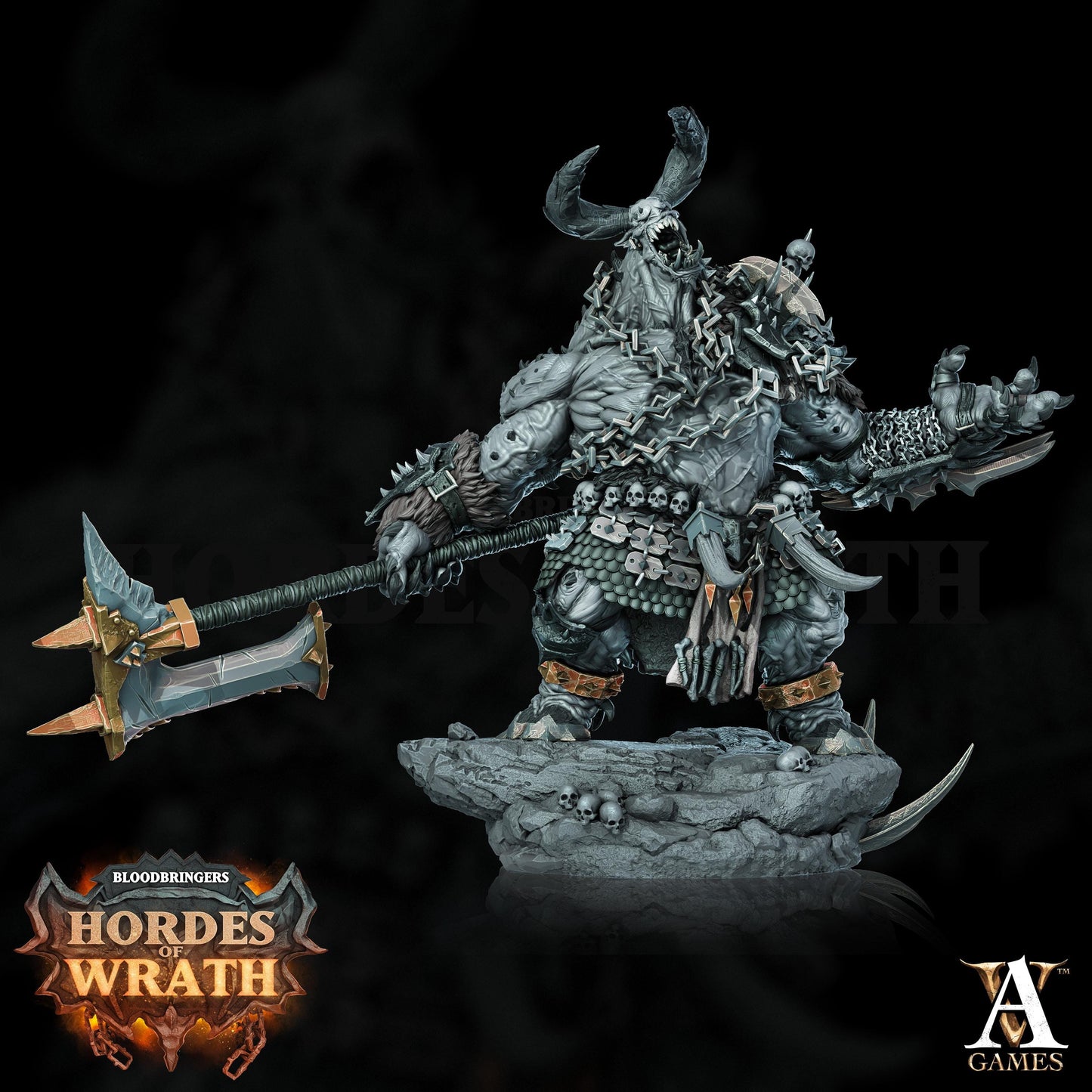 Archvillain Games : Wrathogar | 3D printed | Tabletop | Dungeons and Dragons | RPG | dnd | collectable