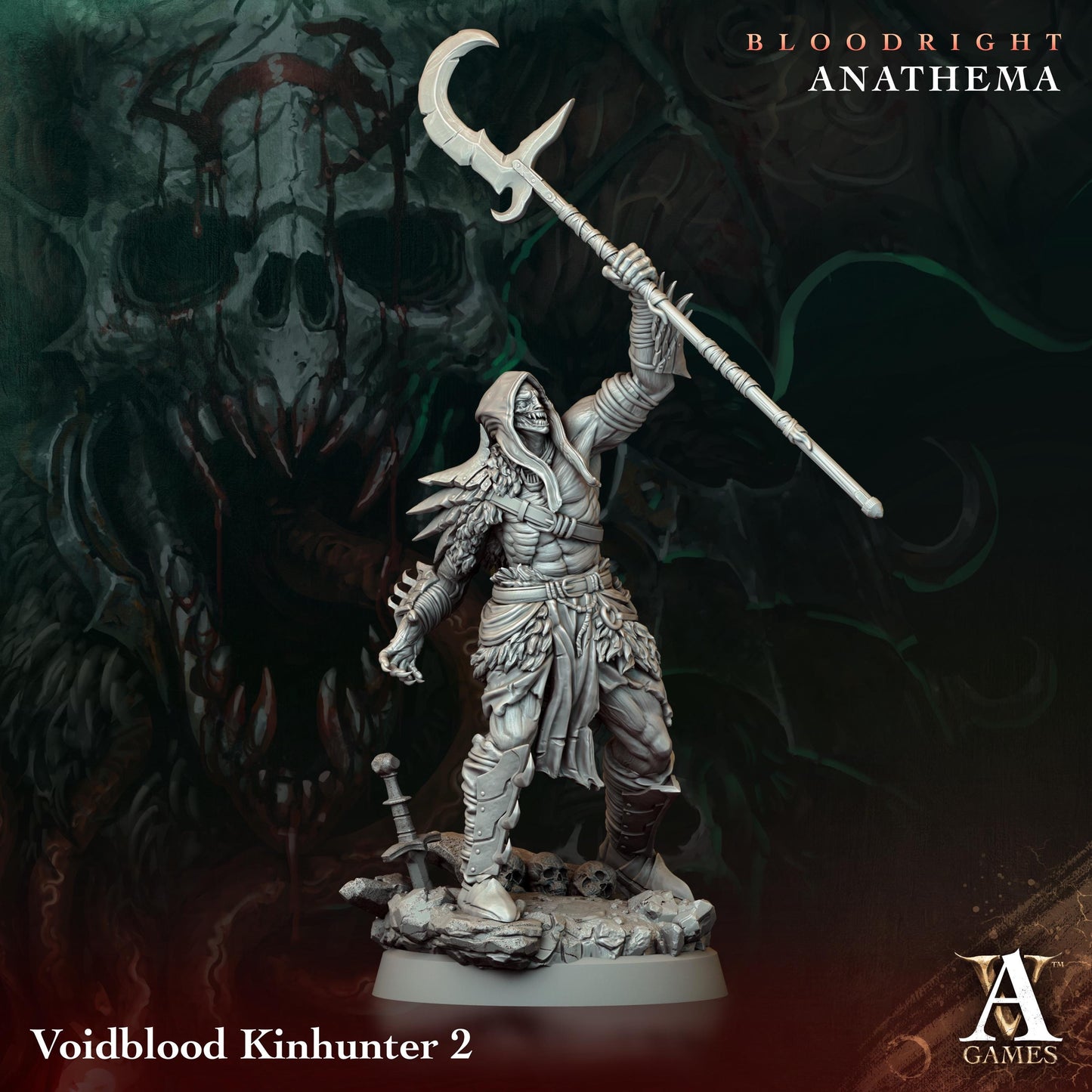 Archvillain Games : Voidblood Kinhunter | 3D printed | Tabletop | Dungeons and Dragons | RPG | dnd | collectable