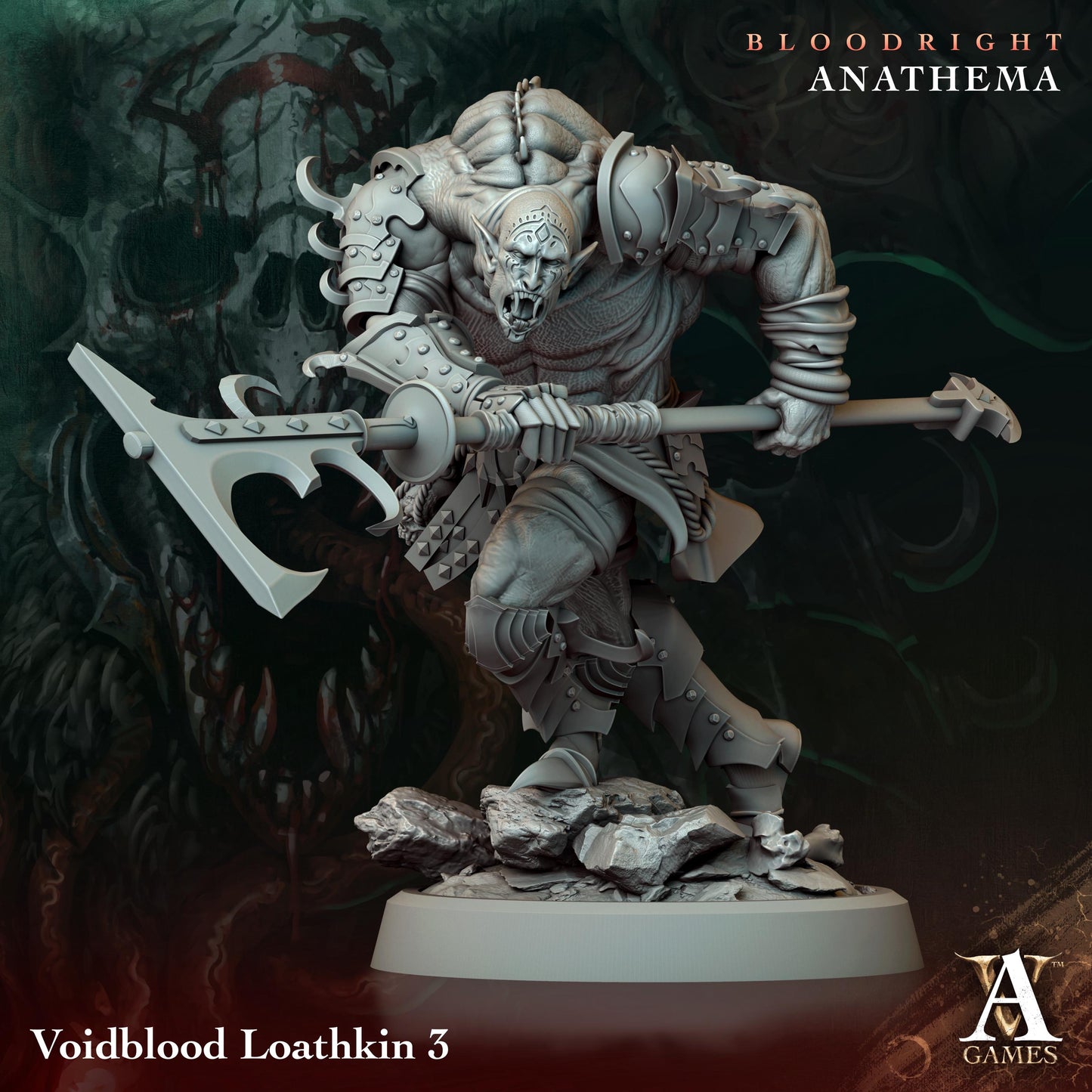 Archvillain Games : Voidblood Loathkin | 3D printed | Tabletop | Dungeons and Dragons | RPG | dnd | collectable