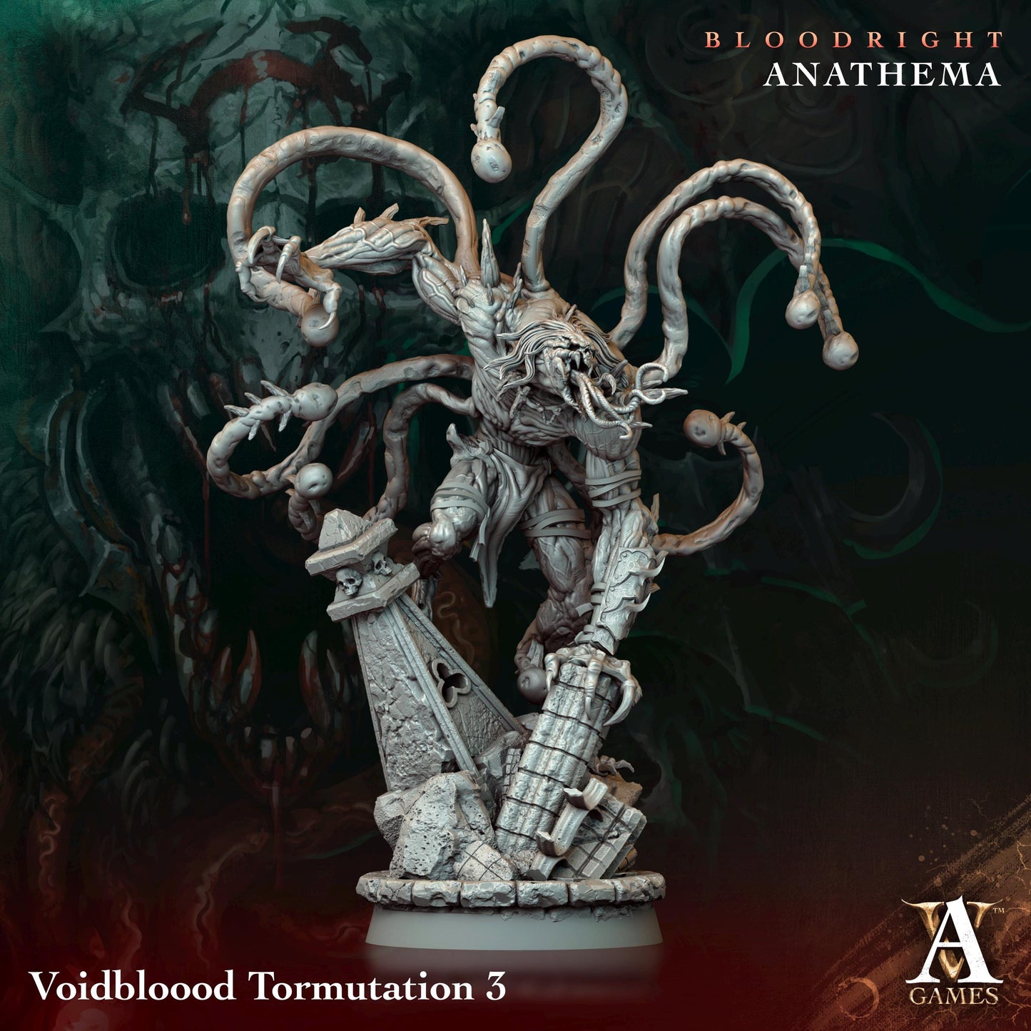 Archvillain Games : Voidbloood Tormutation | 3D printed | Tabletop | Dungeons and Dragons | RPG | dnd | collectable