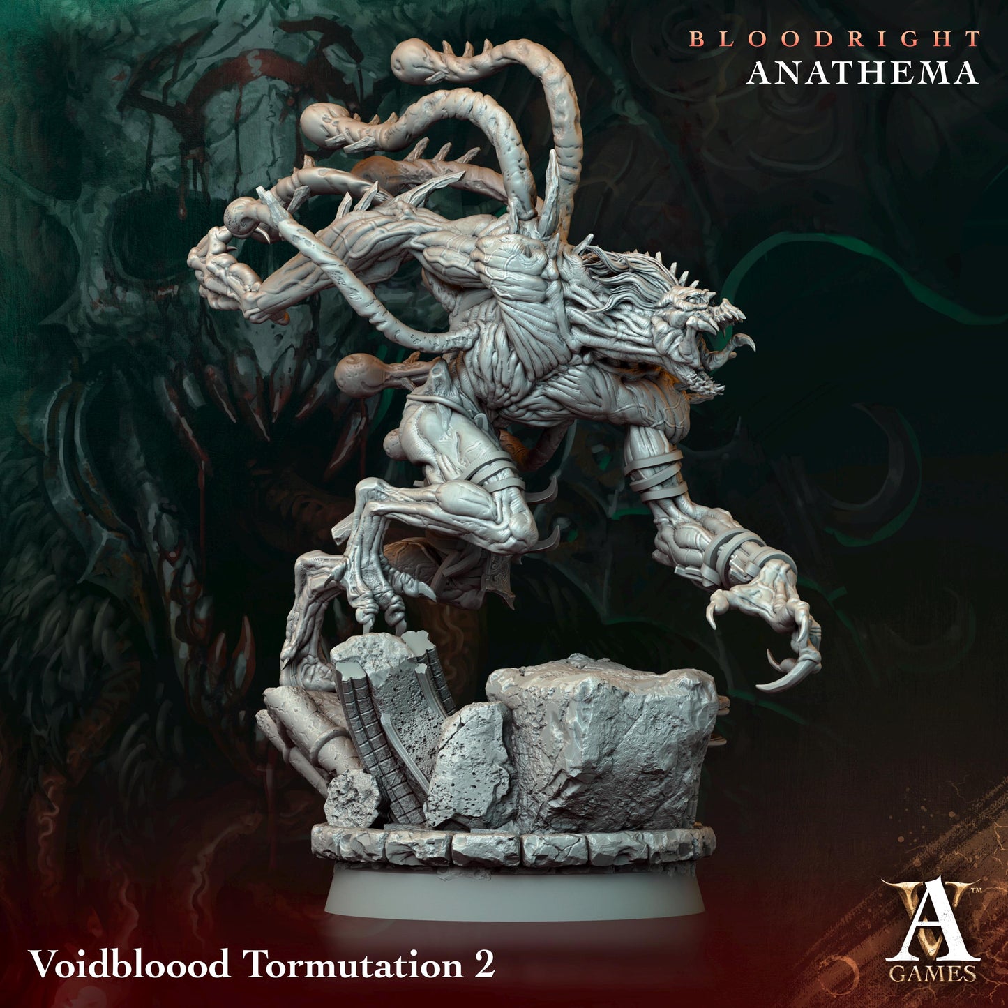 Archvillain Games : Voidbloood Tormutation | 3D printed | Tabletop | Dungeons and Dragons | RPG | dnd | collectable