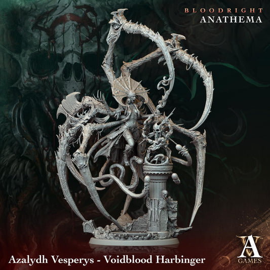 Archvillain Games : Azalydh Vesperys - Voidblood Harbinger | 3D printed | Tabletop | Dungeons and Dragons | RPG | dnd | collectable