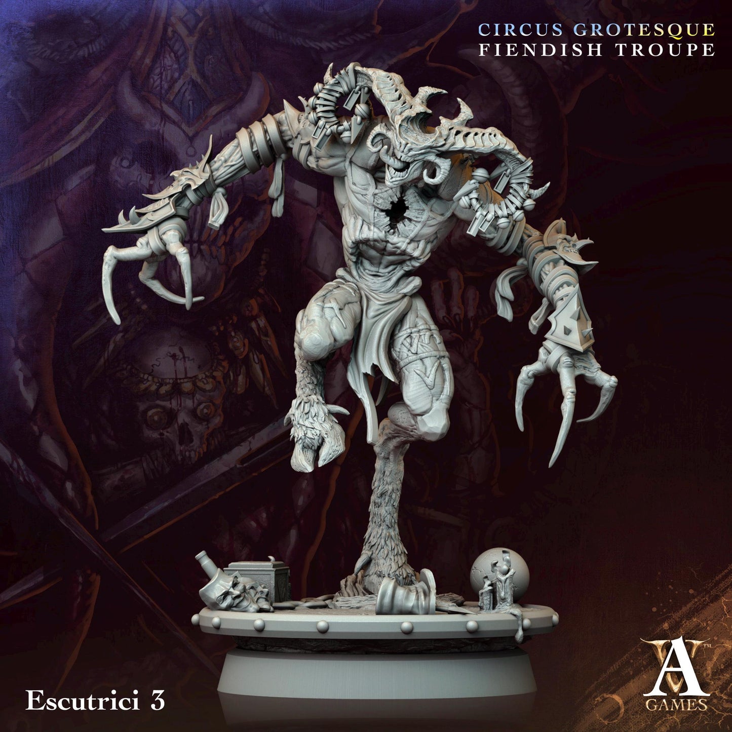 Archvillain Games : Escutrici | 3D printed | Tabletop | Dungeons and Dragons | RPG | dnd | collectable