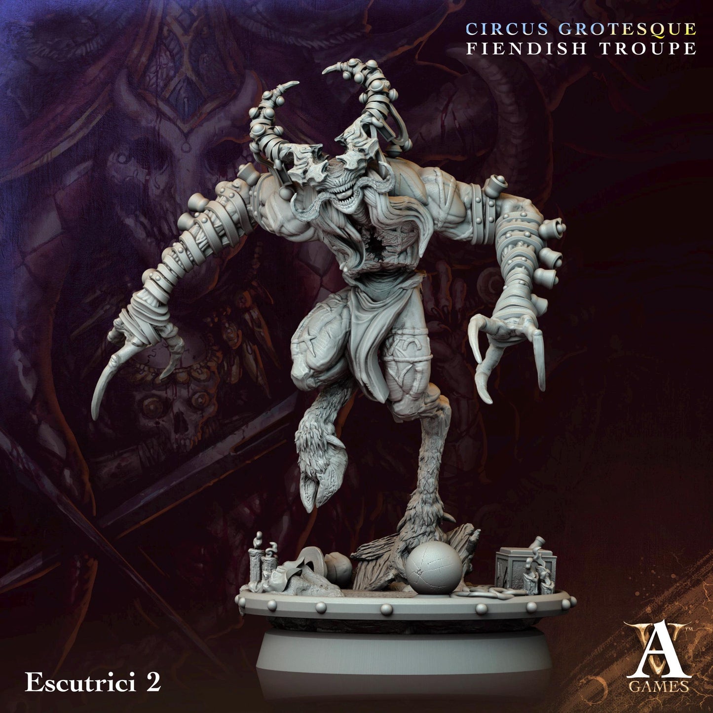 Archvillain Games : Escutrici | 3D printed | Tabletop | Dungeons and Dragons | RPG | dnd | collectable