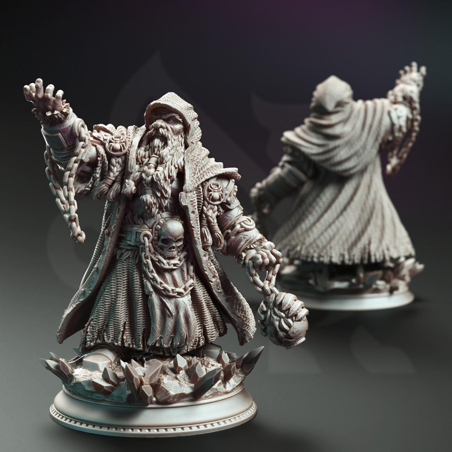 Dark Dwarf Rune Sorcerer - Dorgrid Darnane | DM Stash | D&D | Dungeons Dragons | Pathfinder | Wargaming | TTRPG