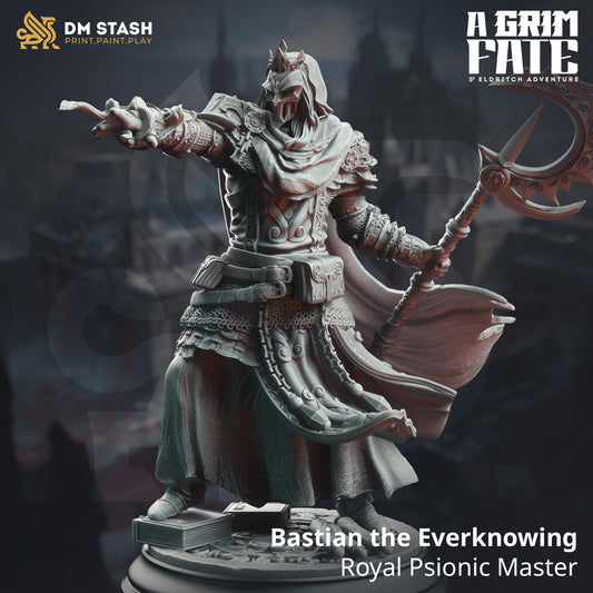 Male Human Knight Bastian | Painting | 3D printed | D&D | Dungeons and Dragons | Gift | RPG | Tabletop | Wargaming | 32mm | DM Stash