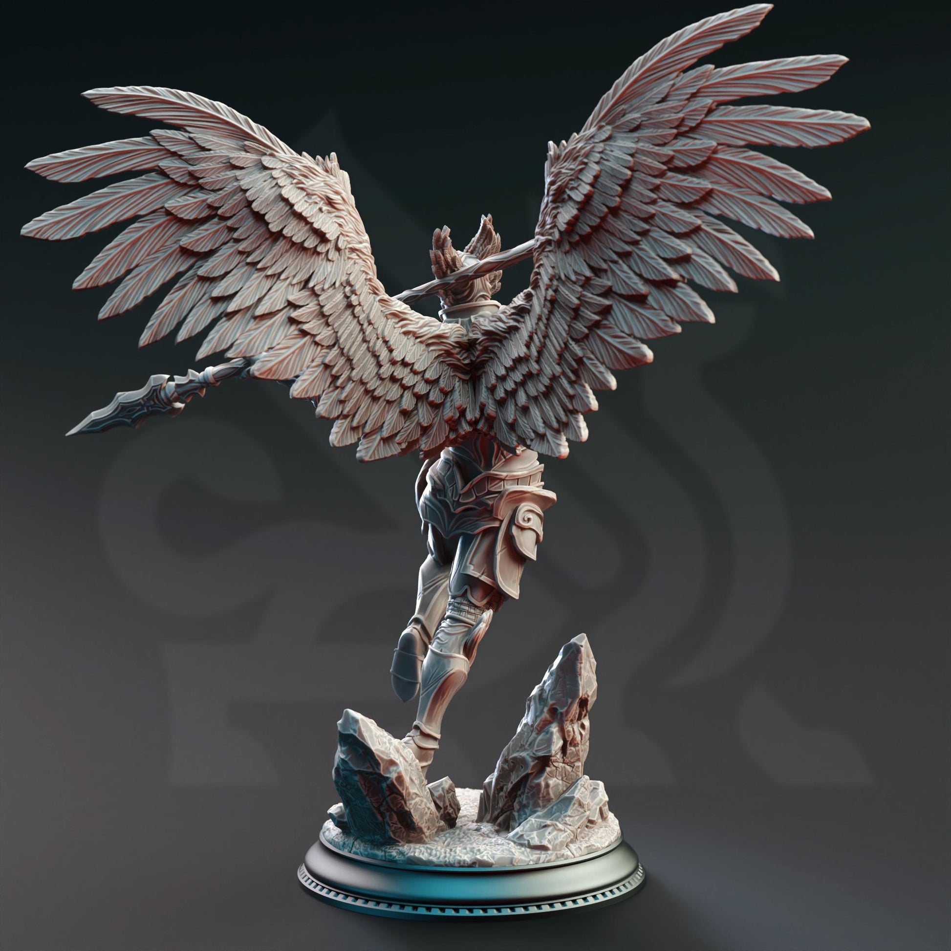 Ascended Commander Knight - Lydia the Merciless | 3D printed miniature | Tabletop Games | Dungeons and Dragons | Wargaming