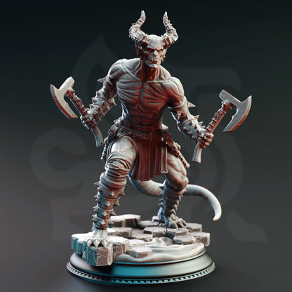 Devil Warriors of the Hells - Nosmeni Warriors | 3D printed miniature | Tabletop Games | Dungeons and Dragons | Wargaming