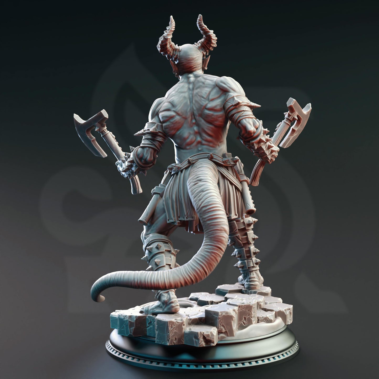 Devil Warriors of the Hells - Nosmeni Warriors | 3D printed miniature | Tabletop Games | Dungeons and Dragons | Wargaming
