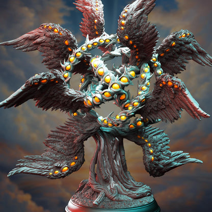 Angel of a Thousand Eyes - Erathis | 3D printed miniature | Tabletop Games | Dungeons and Dragons | Wargaming