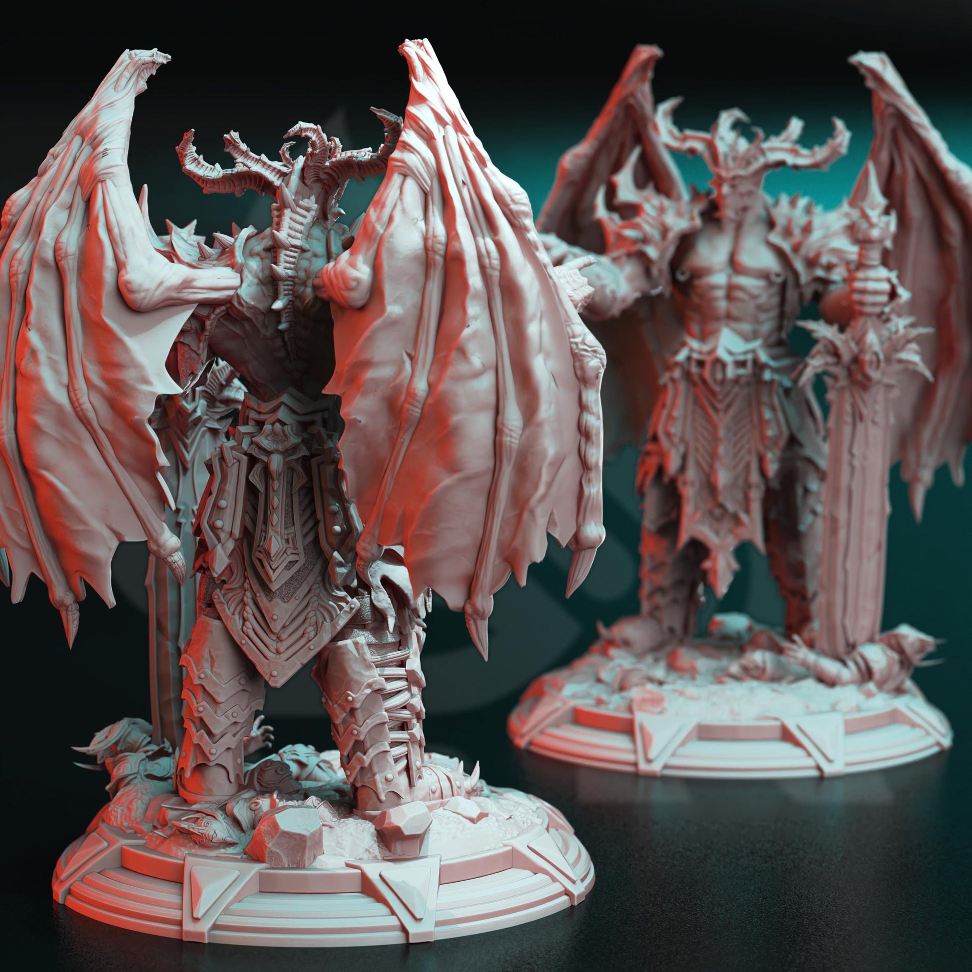 The Arch Devil - Kavaramon | 3D printed miniature | Tabletop Games | Dungeons and Dragons | Wargaming
