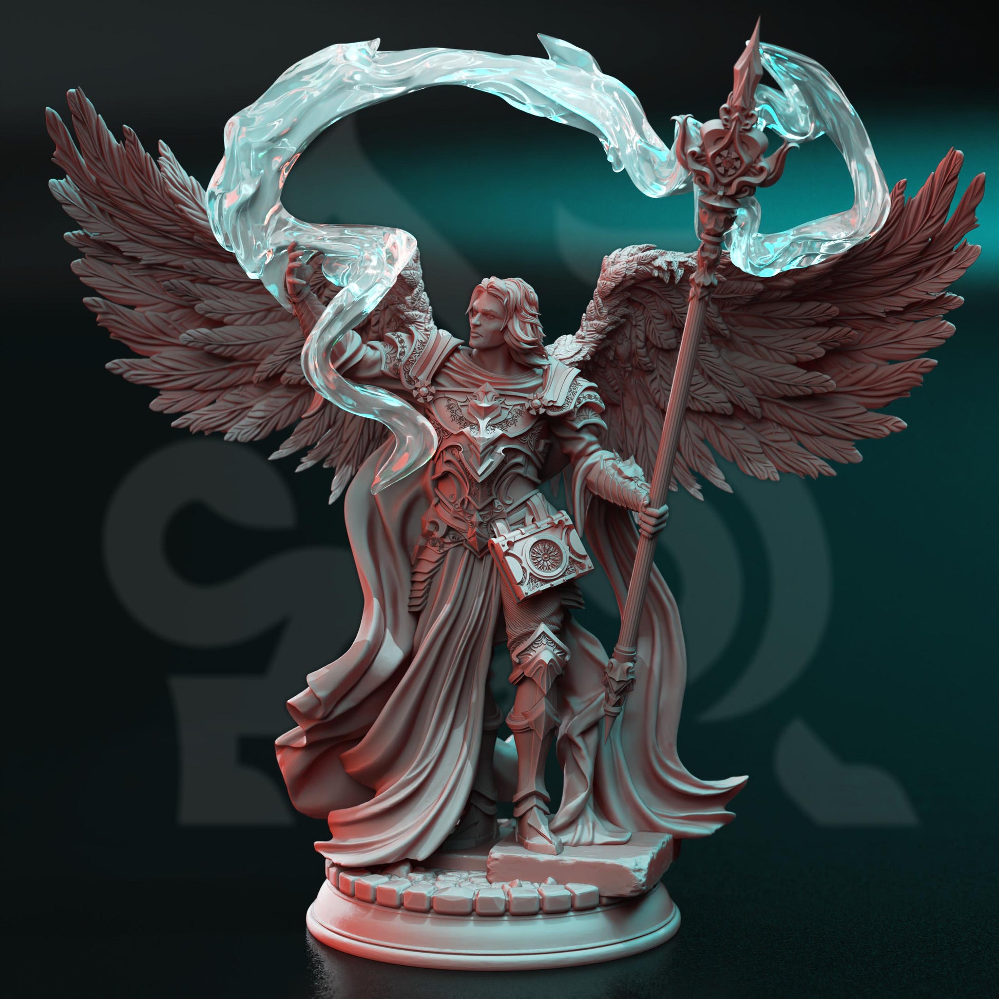 Arch Angel Tharaves | 3D printed miniature | Tabletop Games | Dungeons and Dragons | Wargaming