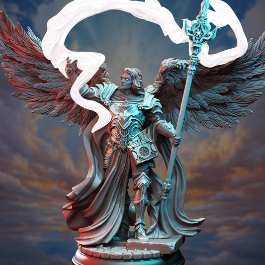 Arch Angel Tharaves | 3D printed miniature | Tabletop Games | Dungeons and Dragons | Wargaming