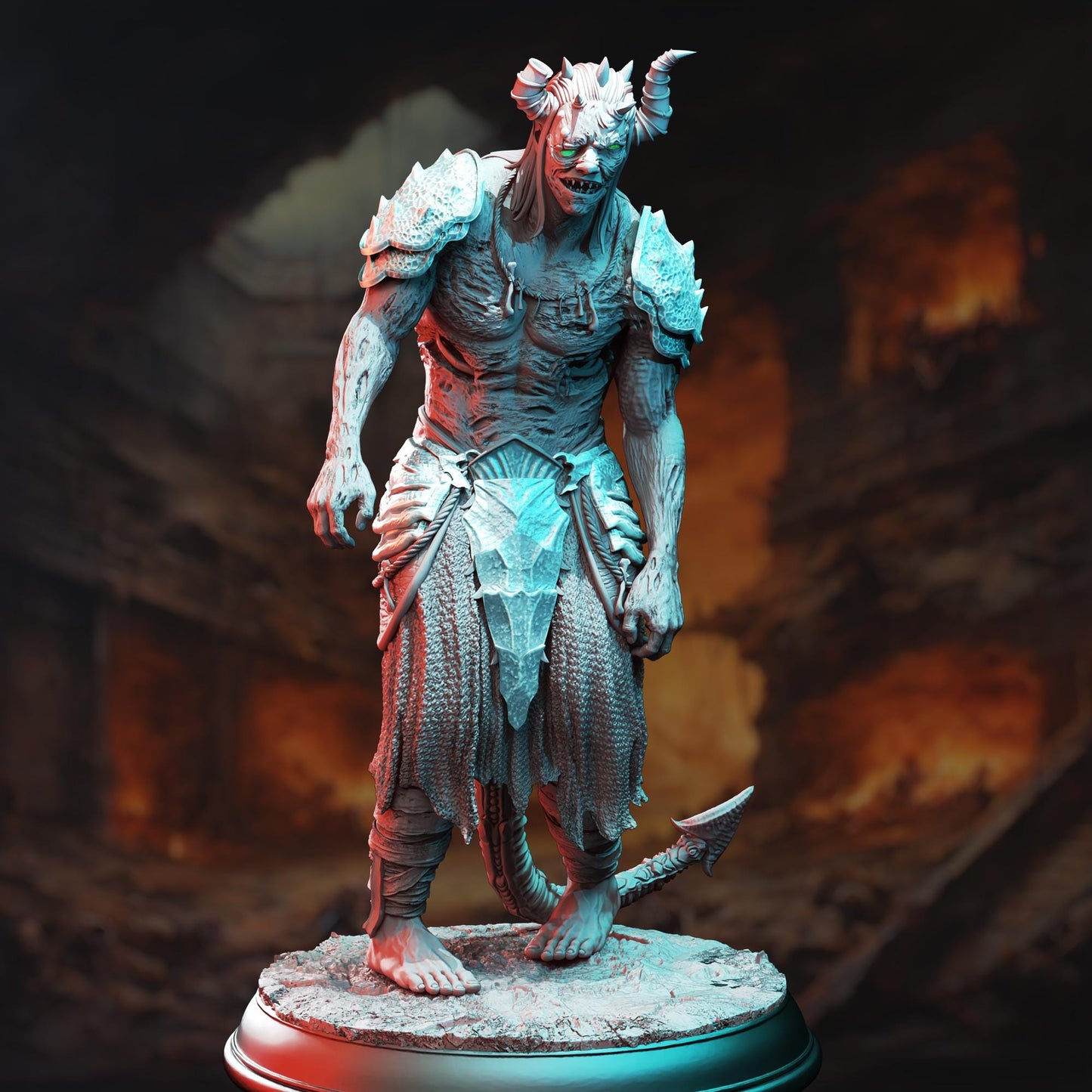 Tiefling Devil The Converted | Painting | 3D printed miniature | Tabletop Games | Dungeons and Dragons | Wargaming