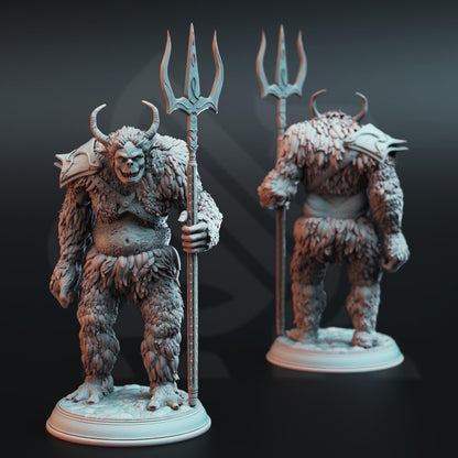 Snow Trolls - Tulva Drolls | 3D printed miniature | Tabletop Games | Dungeons and Dragons | Wargaming