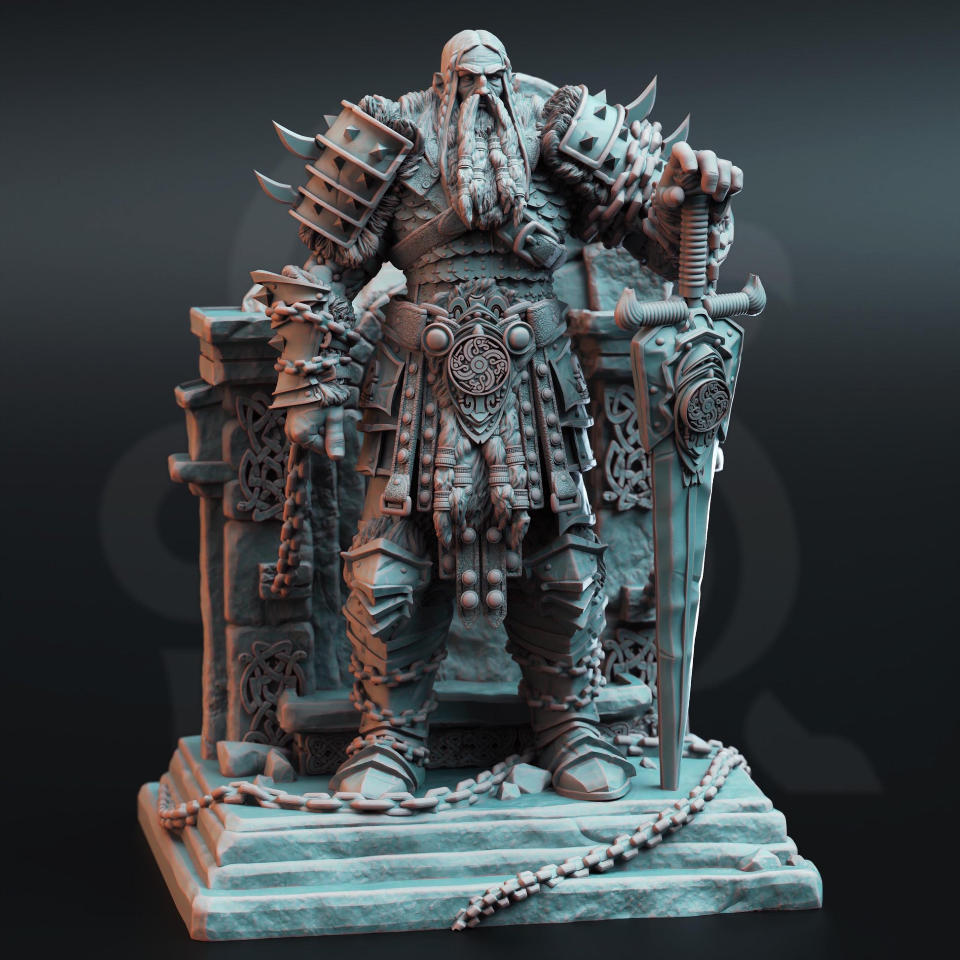 Male Giant Vurimandi | Painting | 3D printed | D&D | Dungeons and Dragons | Gift | RPG | Tabletop | Wargaming | 32mm | DM Stash