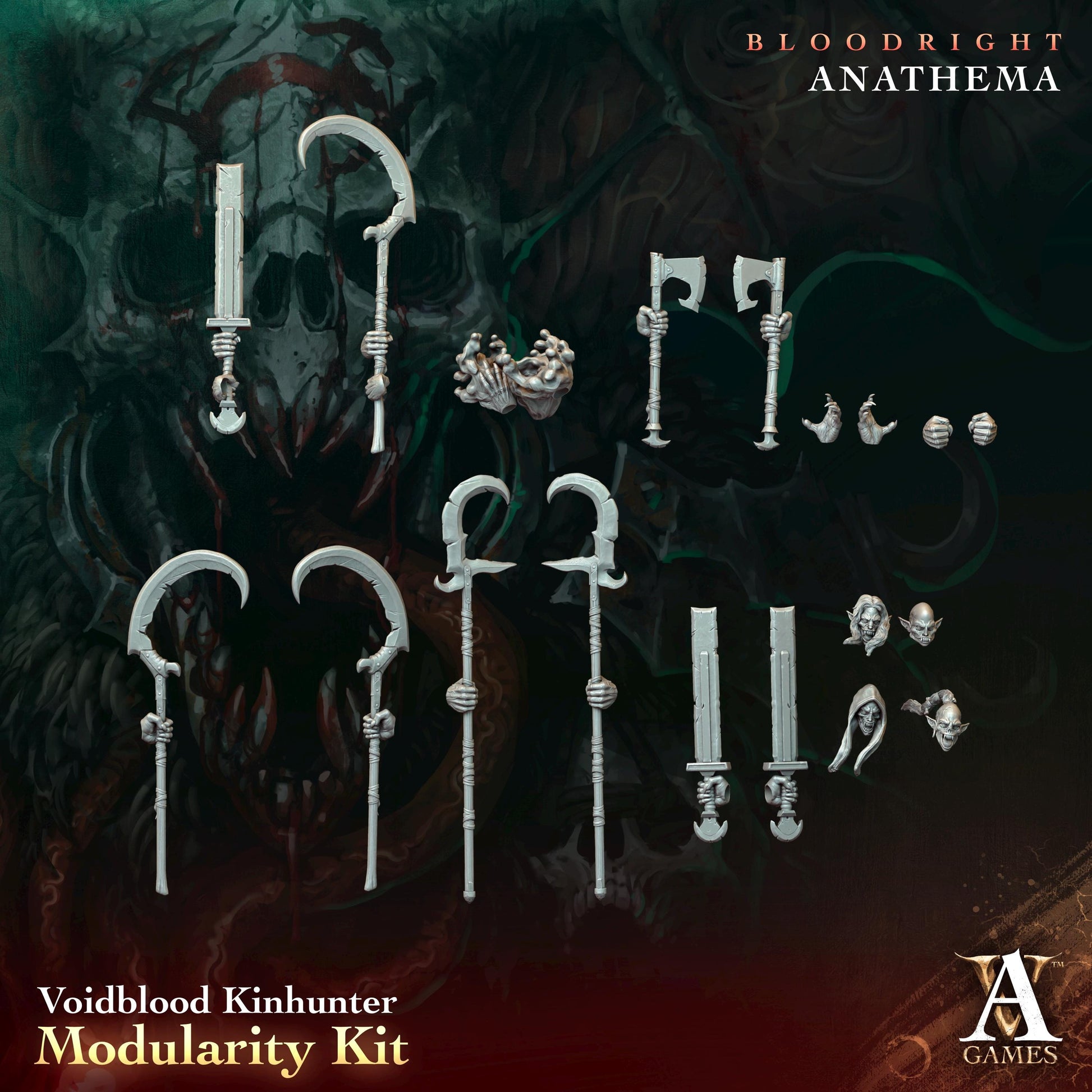 Archvillain Games : Voidblood Kinhunter | 3D printed | Tabletop | Dungeons and Dragons | RPG | dnd | collectable