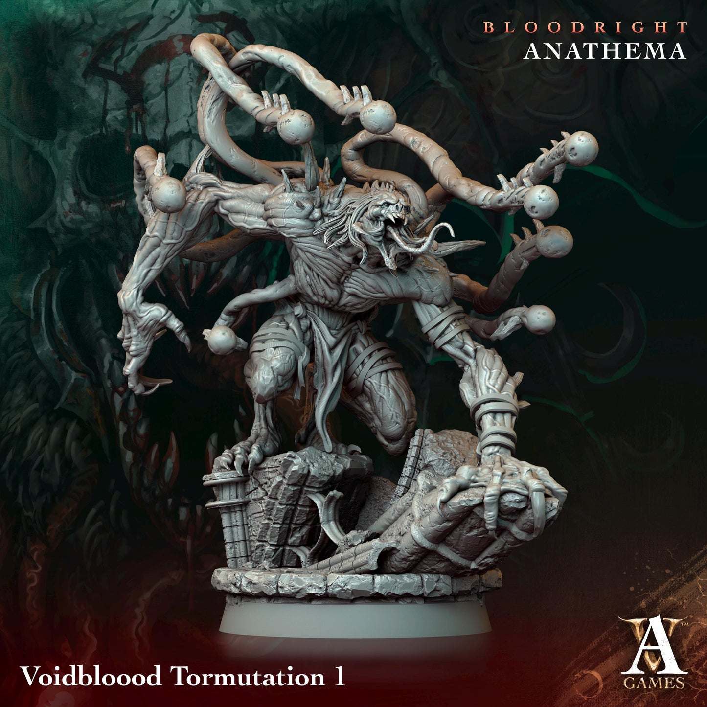 Archvillain Games : Voidbloood Tormutation | 3D printed | Tabletop | Dungeons and Dragons | RPG | dnd | collectable