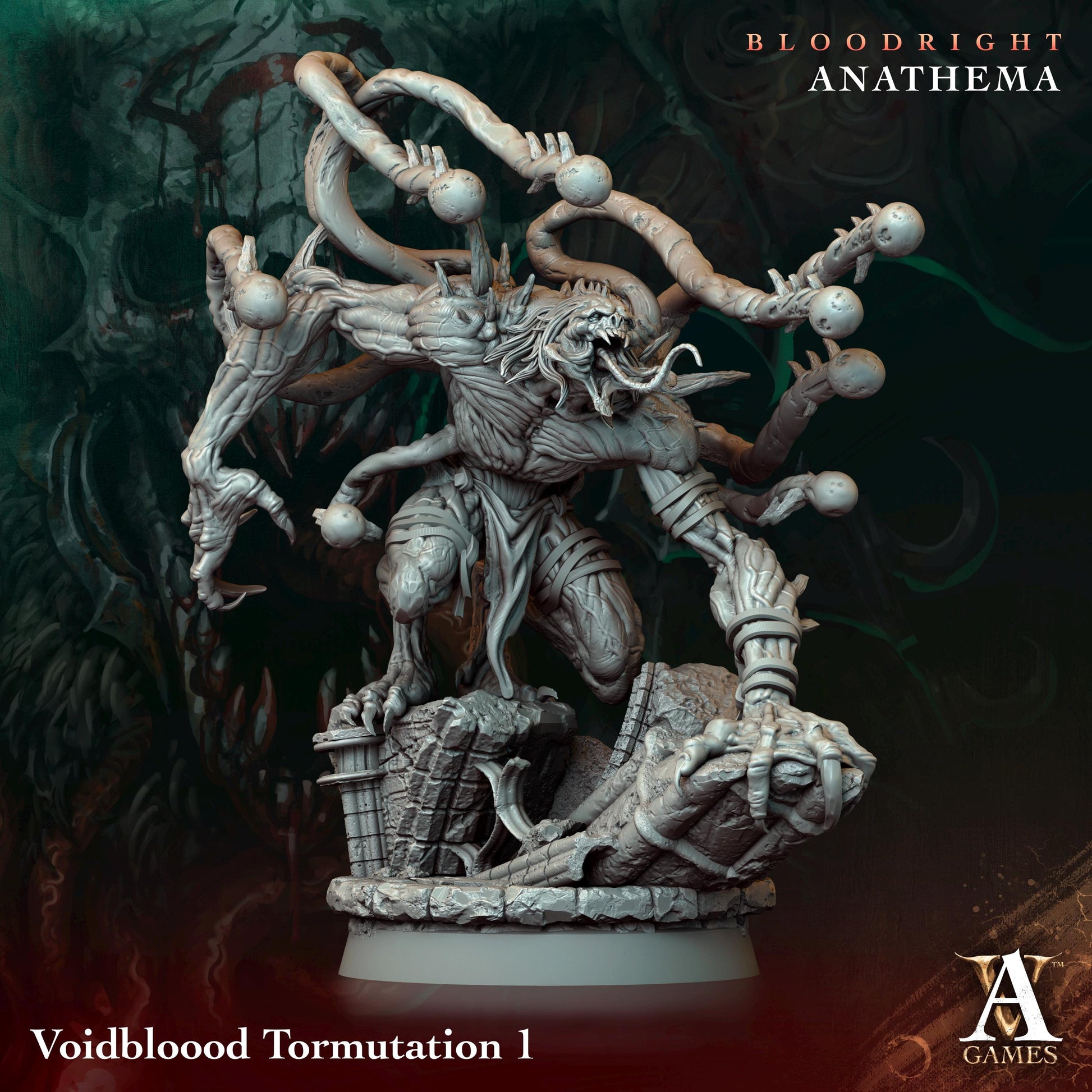 Archvillain Games : Voidbloood Tormutation | 3D printed | Tabletop | Dungeons and Dragons | RPG | dnd | collectable