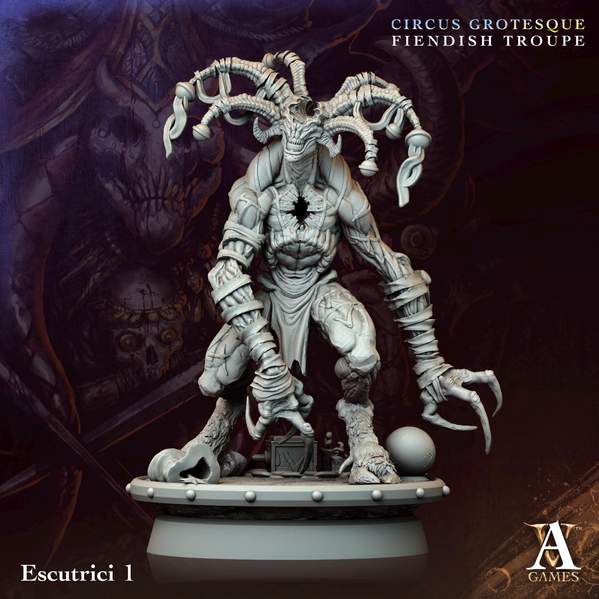 Archvillain Games : Escutrici | 3D printed | Tabletop | Dungeons and Dragons | RPG | dnd | collectable