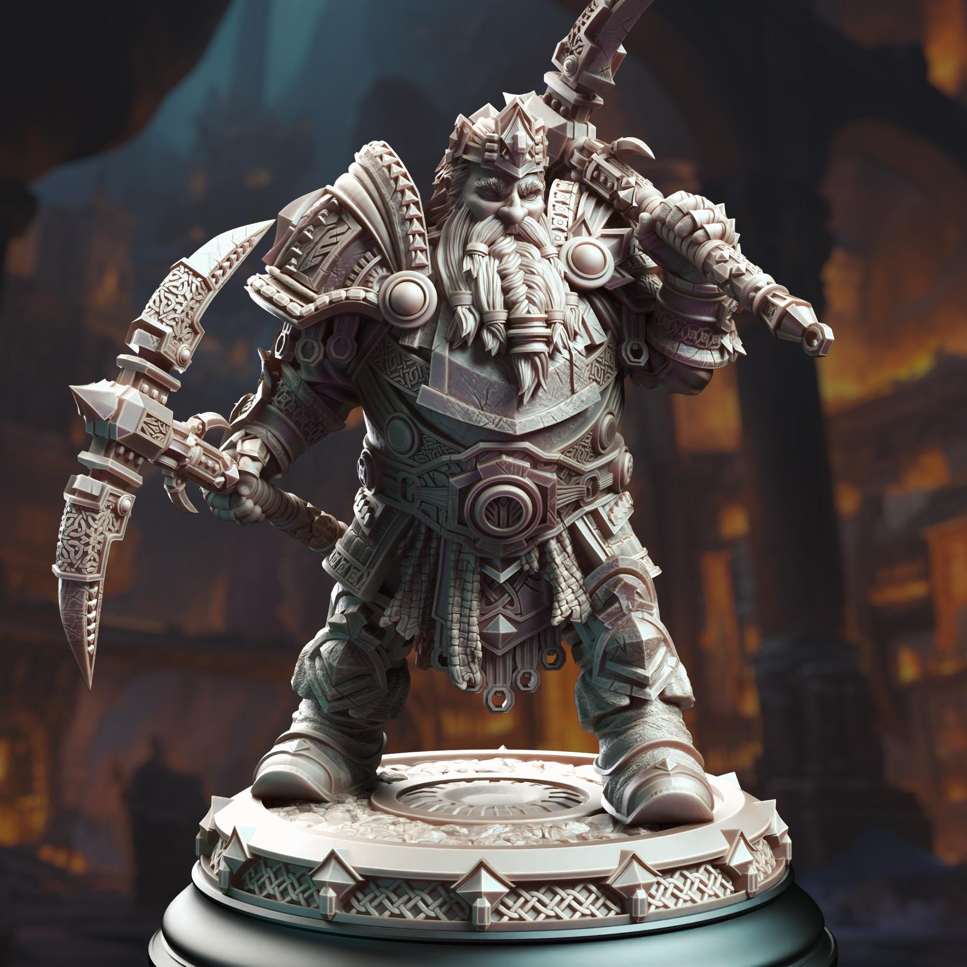 Dwarven General - Gordrain Stonehand | DM Stash | D&D | Dungeons Dragons | Pathfinder | Wargaming | TTRPG