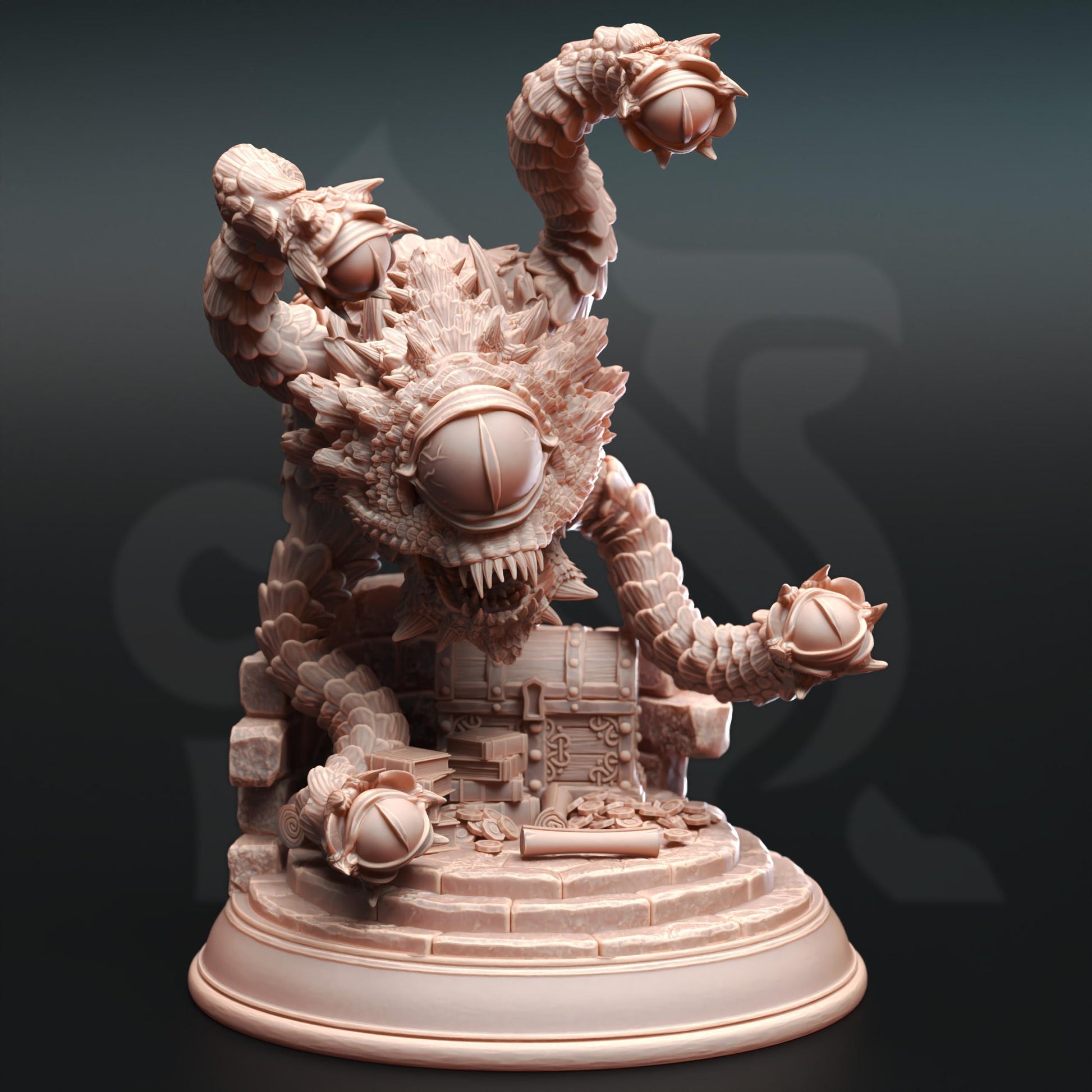 The Observer | Painting | 3D printed | D&D | Dungeons and Dragons Gift | RPG | Tabletop | Wargaming | 32mm | DM Stash