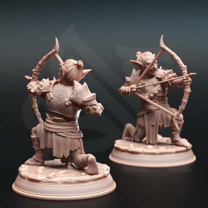 Goblin Figther -Urkadu Goblin Tribe | Painting | 3D printed | D&D | Dungeons and Dragons Gift | RPG | Tabletop | Wargaming | 32mm | DM Stash
