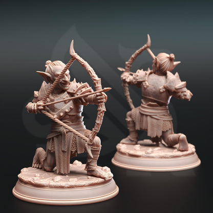 Goblin Figther -Urkadu Goblin Tribe | Painting | 3D printed | D&D | Dungeons and Dragons Gift | RPG | Tabletop | Wargaming | 32mm | DM Stash