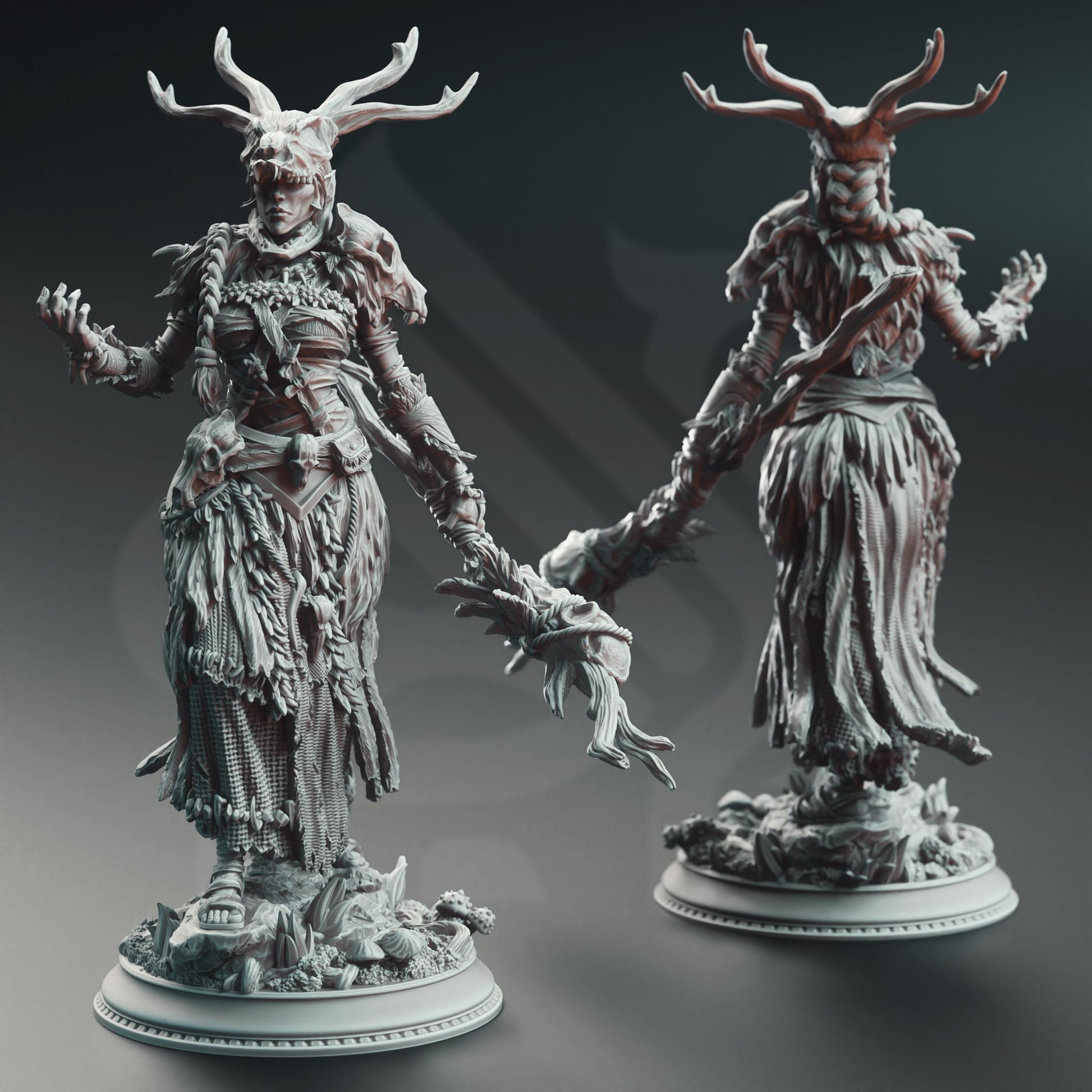 Goliath Druid Elder - Turak'tali | 3D printed miniature | Tabletop Games | Dungeons and Dragons | Wargaming