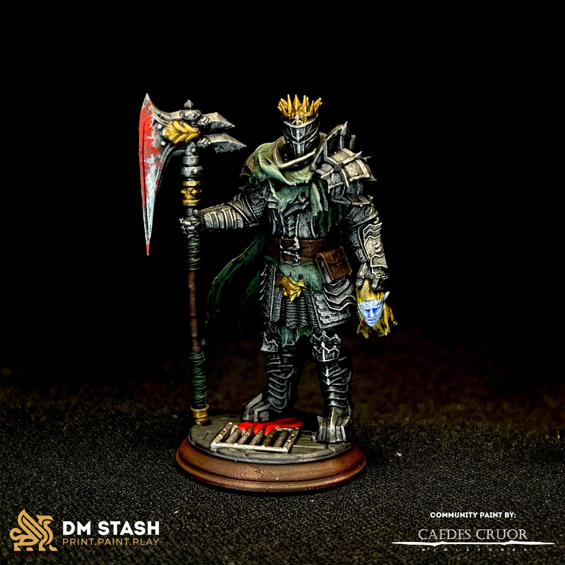 Male Human Knight - Gerhardt | Painting | 3D printed | D&D | Dungeons and Dragons | Gift | RPG | Tabletop | Wargaming | 32mm | DM Stash