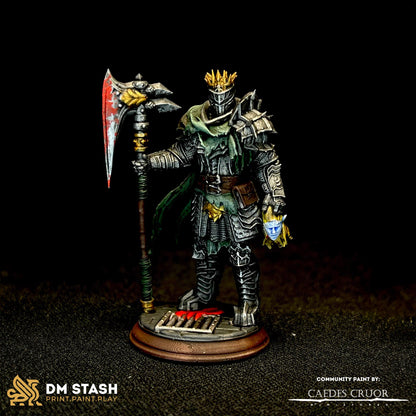 Male Human Knight - Gerhardt | Painting | 3D printed | D&D | Dungeons and Dragons | Gift | RPG | Tabletop | Wargaming | 32mm | DM Stash