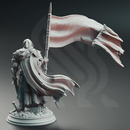 Male Human Knight - Florian | Painting | 3D printed | D&D | Dungeons and Dragons | Gift | RPG | Tabletop | Wargaming | 32mm | DM Stash