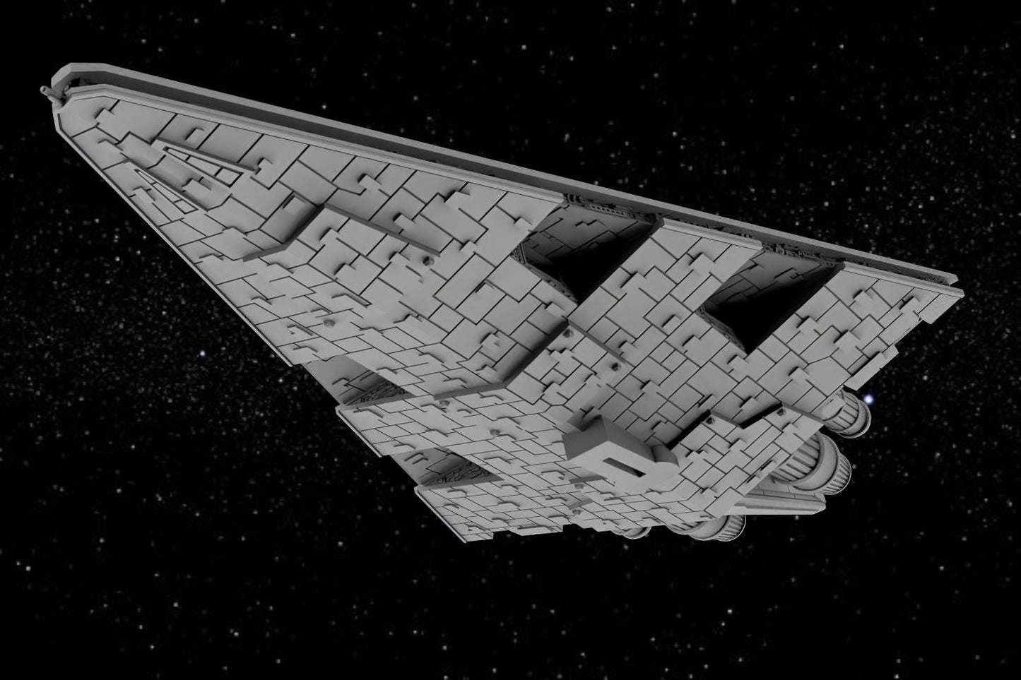 SW Armada Acclamator II class assault ship - Wargaming - Table top - 3D printed miniatures